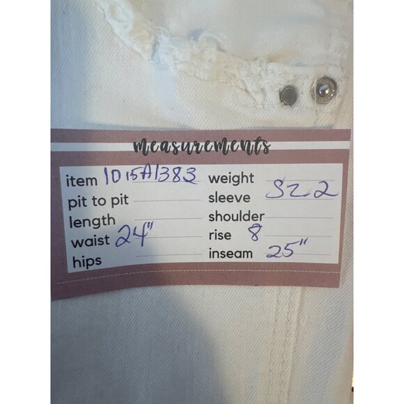 2/$30 ZARA  Size 2 Trafaluc  Distressed White Skinny Jeans - Picture 11 of 13